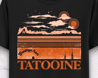 Tatooine Greetings Star Wars T-Shirt - Obi-Wan Shirt - Star Wars Shirt - Star Wars Tee - Men's / Unisex & Women's Fit