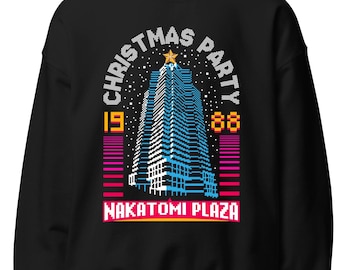 Nakatomi Plaza Christmas Party Sweatshirt – Funny Holiday Jumper