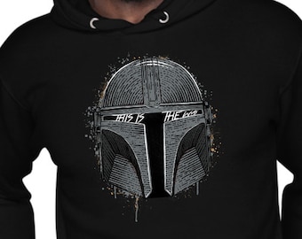 This Is The Way Premium Hoodie Unisex - mandalorian hoodie, mandalorian hoodie, star wars hoodie