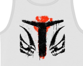Clan of two Tank Top, Mandalorian Tank Top, Star Wars Tank, Parody, tank tops, Men's, Unisex, Ladies Tank Tops