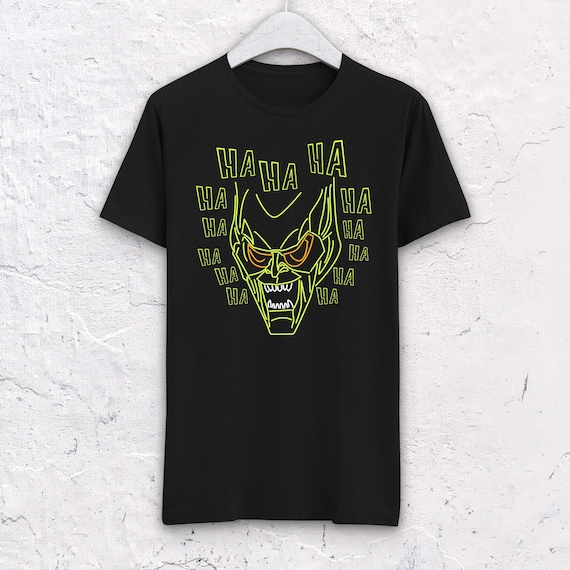 Laughing Green Goblin T-shirt: Spider-man Villain Tee - Etsy