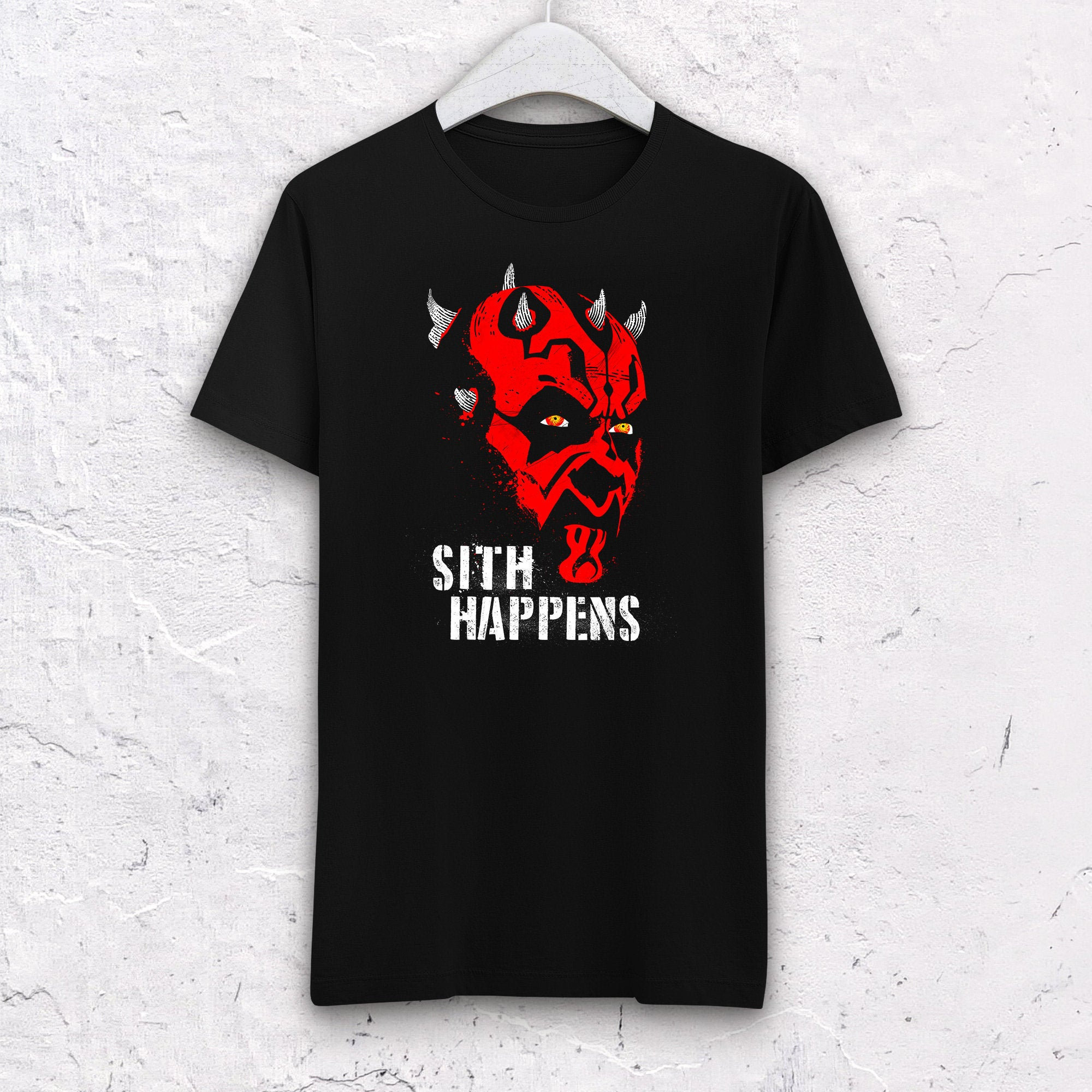 Sith Happens Sith T shirt Darth Maul T shirt Star Wars Shirt Darth Maul Shirt Star Wars T shirt Mens Unisex Womens Etsy