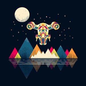 Camiseta The Way of the Razor Crest - Camiseta The Mandalorian - Camiseta Star Wars - Este es el camino - Camiseta Mandalorian - Ajuste para hombres, unisex y mujeres imagen 2