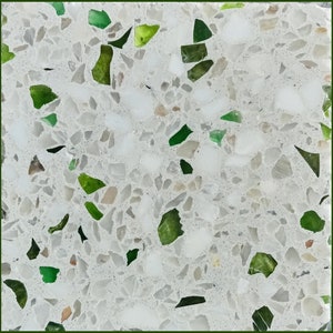 Terrazzo Tiles / High Quality PRECAST Cement Base Terrazzo Floor  for Indoor and Outdoor Commercial and Residential Project 16X16CM(SA-968)