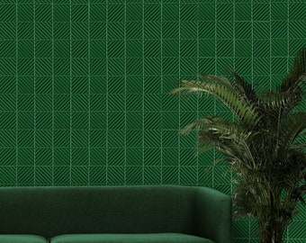 20x20 cm Linea groen modern patroon keramische tegel, 1 m²2 (10 sqf), set van 1 m2, 25 stuks unieke Turkse tegels, reliëf tegel,