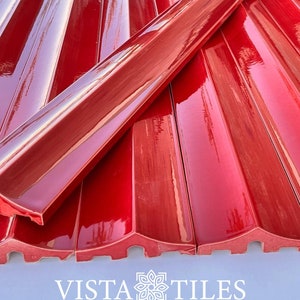 Red Wow Tile,Customizable Red Tiles,Trendy Red Floor Tiles Unique Red Tile Designs Sustainable Red Tiles ,Durable Red Tile,10 Sqft ( 1m2 )