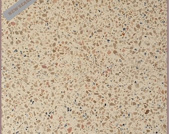 Terrazzokakel för inomhus och utomhus / högkvalitativt prefabricerat cementbaserat terrazzogolv för kommersiella och bostadsprojekt 4 tum (VSTSA-228)
