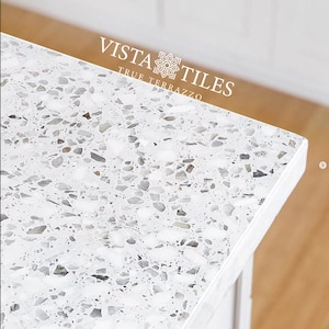 Terrazzo Tile For Indoor and Outdoor / High Quality Precast Cement Base Terrazzo Floor for Commercial and Residential Project 4 inch(SA-773)