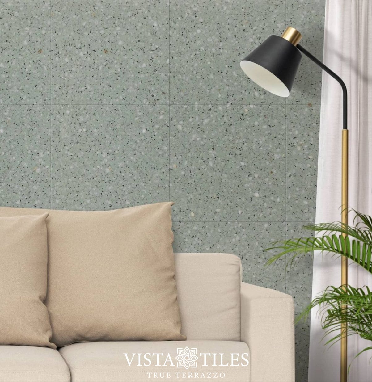 Terrazzo Tile for Indoor and Outdoor /green Tiles Cement Base Terrazzo Floor  for Commercial and Residential Project 4 Inch (SA-400) - Etsy, image size:1204x1237