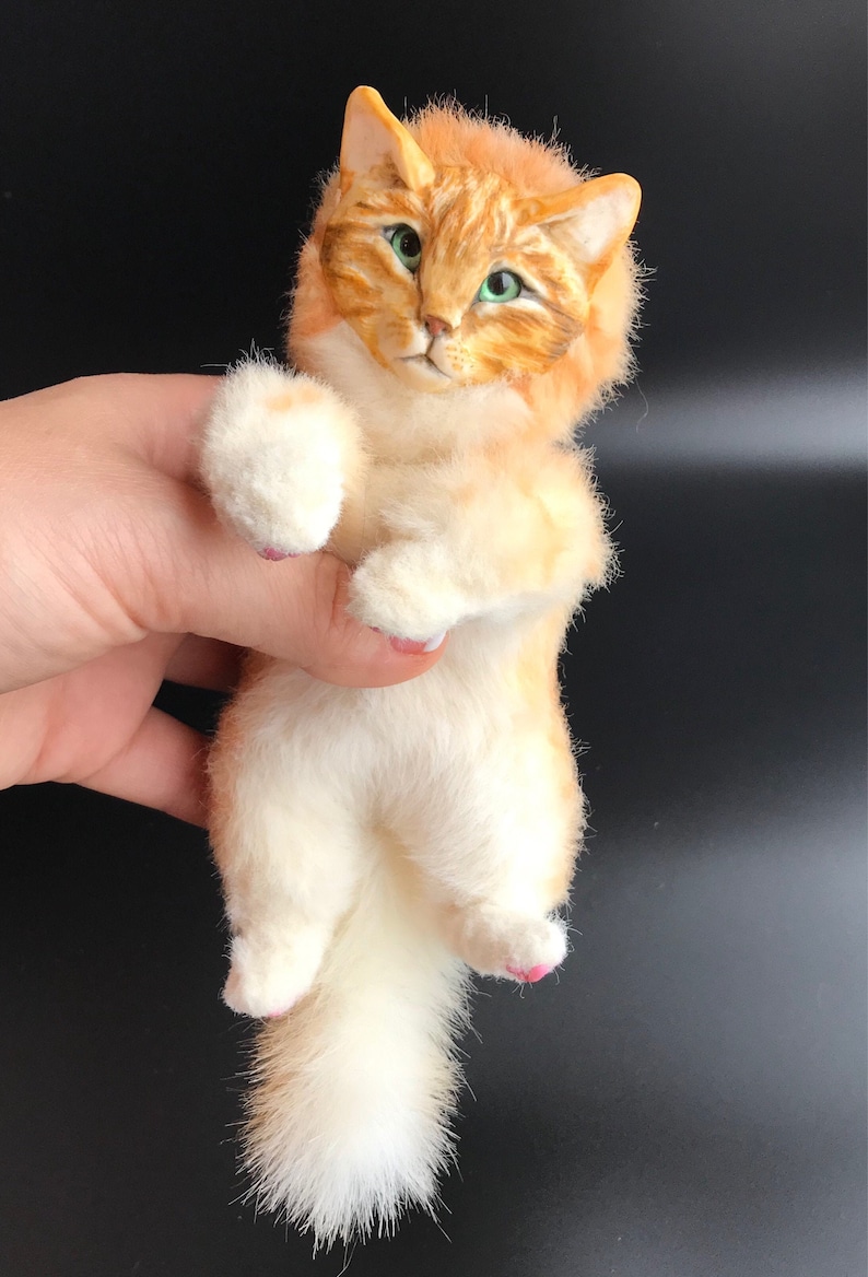 lifelike cat plush