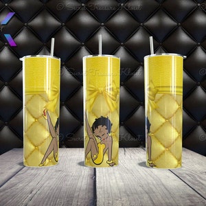 Betty Boop-Y| Digital Sublimation Wrap| 20oz Skinny Tumbler | Digital Download| Tumbler Instant Download PNG JPG| Custom Tumbler Wrap
