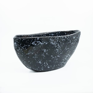 Elegant Handmade Vase, Black Ceramic Gift Vase, Marble Patterned Ceramic Vase Home Decoration, New Home Gift Vase