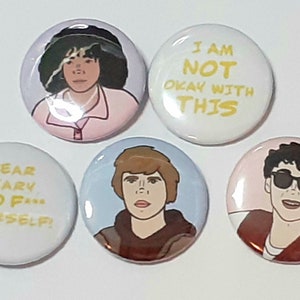 I Am Not Okay With This - Button Badges