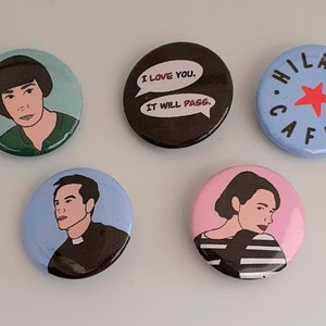 Fleabag Button Badges