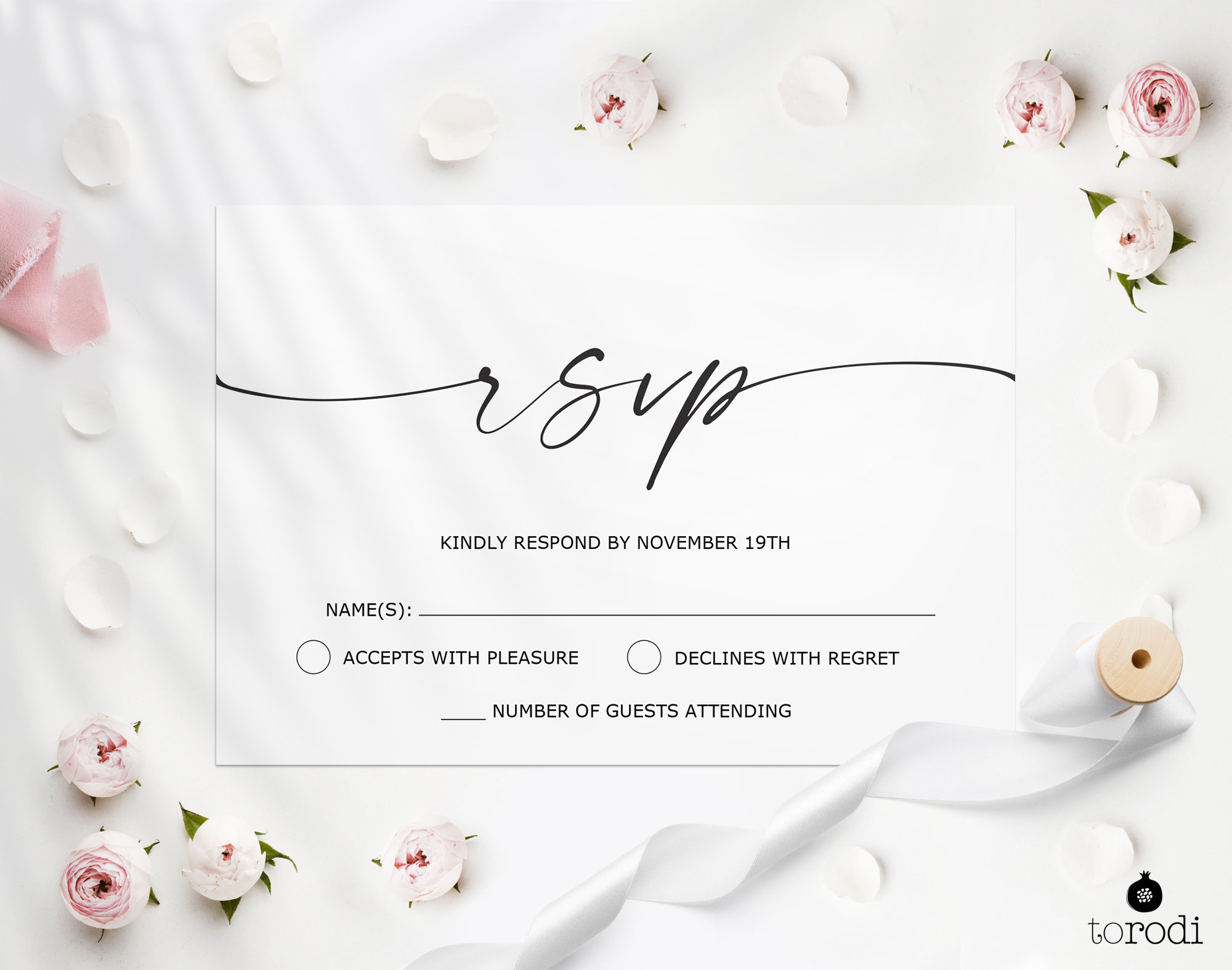 Rsvp Cards Templates Rsvp Cards Templates