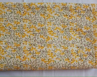 Kantha quilt yellow floral yellow kantha quilt kantha quilt queen kantha quilt king yellow kantha quilt king yellow block print pillow cover