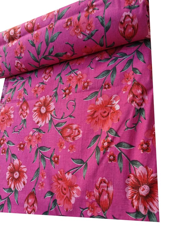 Blau & Weiß Indian Floral Hand Block Gedruckt 100% Baumwolle Tuch, Stoff Bulk Lager, Stoff Für Vorhänge Kissen Kleid Machen Stoff