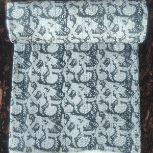 Kantha Quilt Brun Handblock Kantha Quilt bomull handgjord filt Kantha sängöverkast indiskt sängkläder överkast twin/singel storlek vintage Twin Pattern 4