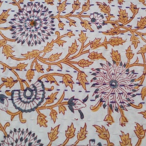 25% Rabatt auf Mustured Kantha Quilt + 2 Kissenbezug in Standardgröße 50x66 cm Kostenlos für All Size Quilt Twin Size Quilt, Queen Size und King Size