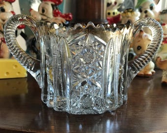 Antique Sugar Bowl “Mogul Variant - #612” by Imperial Glass Co.