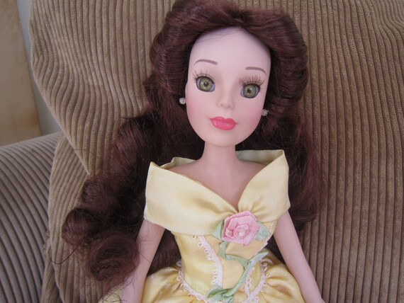 beauty and the beast porcelain doll
