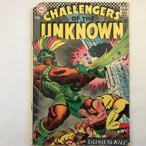 1967 DC Comics Challengers of the Unknown No. 56 June-July