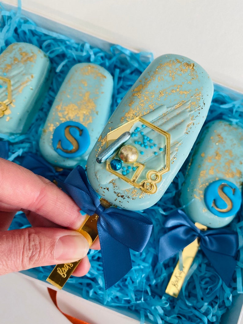 Milestone Birthday Cakesicle Gift Treat Box 4 Etsy UK