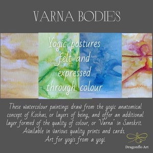 Festive yoga greetings cards - virabhadrasana 2