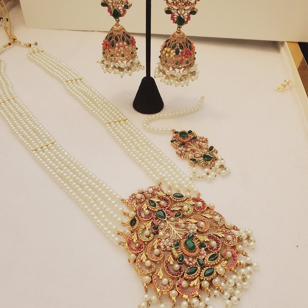 Pakistani Bridal Jewelry Set Etsy