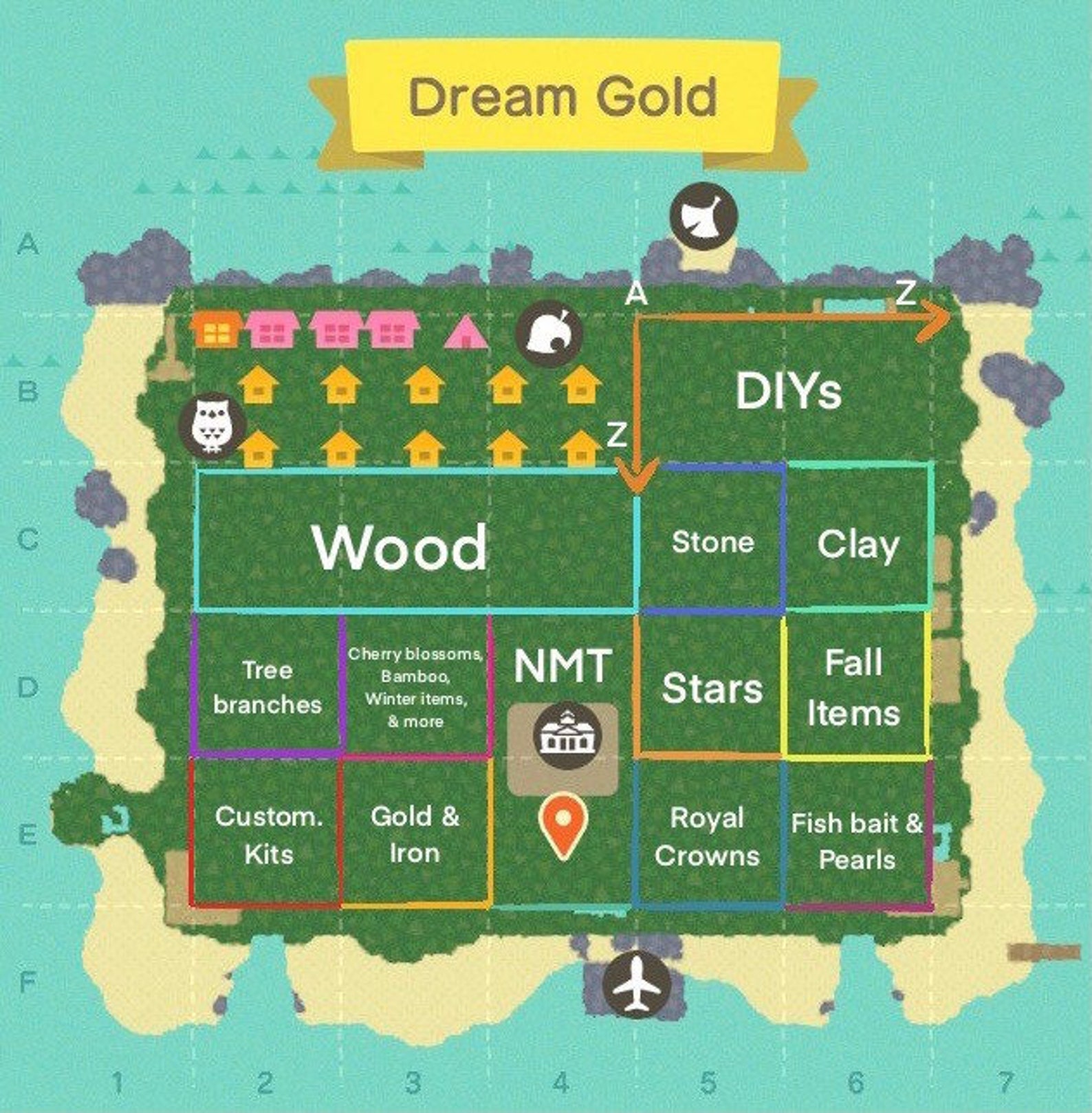 Animal Crossing ACNH Treasure Looting Island Unlimited trips Etsy