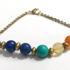 7 CHAKRA BRACELET, Yoga Bracelet, Mix Stone Bracelet, Unisex Chakra Bracelet,Prayer Bracelet, Chakra Jewelry Bracelet