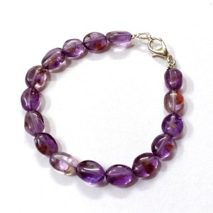 Super Seven Gemstone Beaded Bracelet, Bracelet For Women, Chakra Bracelet, High Vibration, Amethyst Jewelry Bracelet
