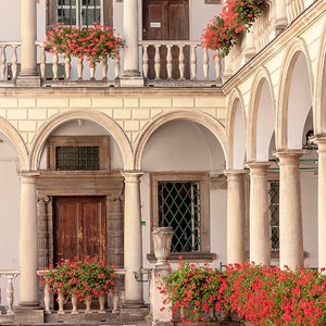 Italian Patio Lviv Ukraine Travel Photo Color Photo Digital Photo