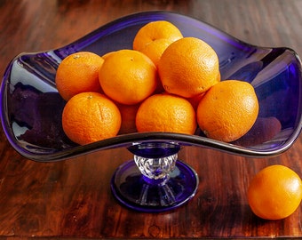 Oranges And Tangerines Blue Vase Still Life Color Photo Digital Photo