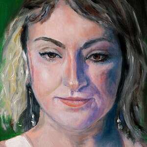 A Beauty Portrait Oil Painting Digital Copy