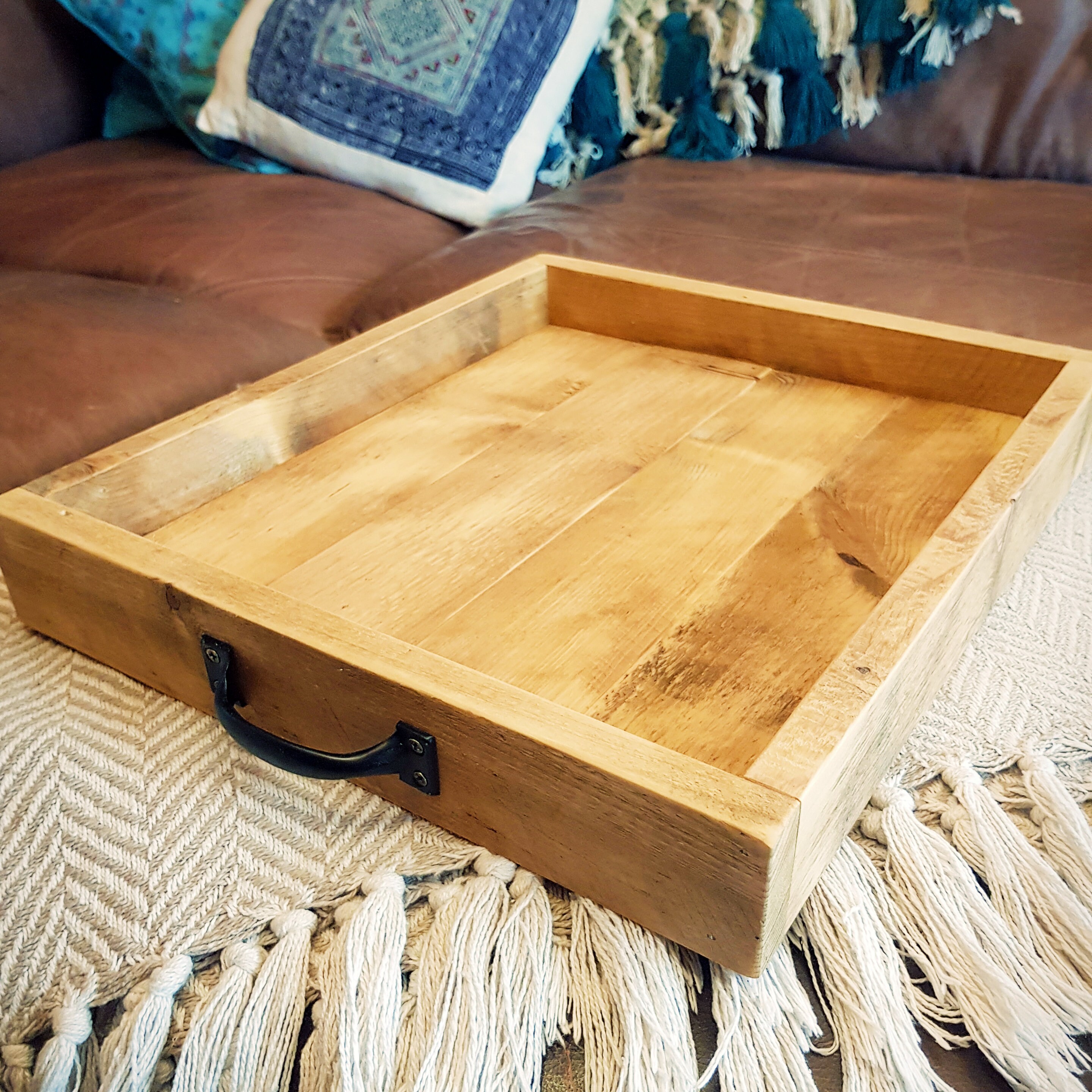 WOODEN LAP TRAY Serving Tray Ottoman Tray Wood Tray Etsy