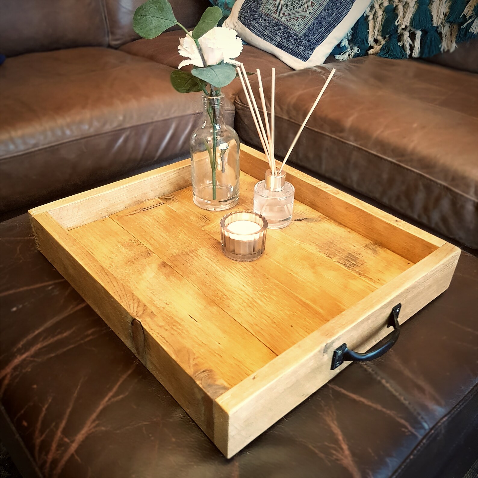 WOODEN LAP TRAY Serving Tray Ottoman Tray Wood Tray Etsy