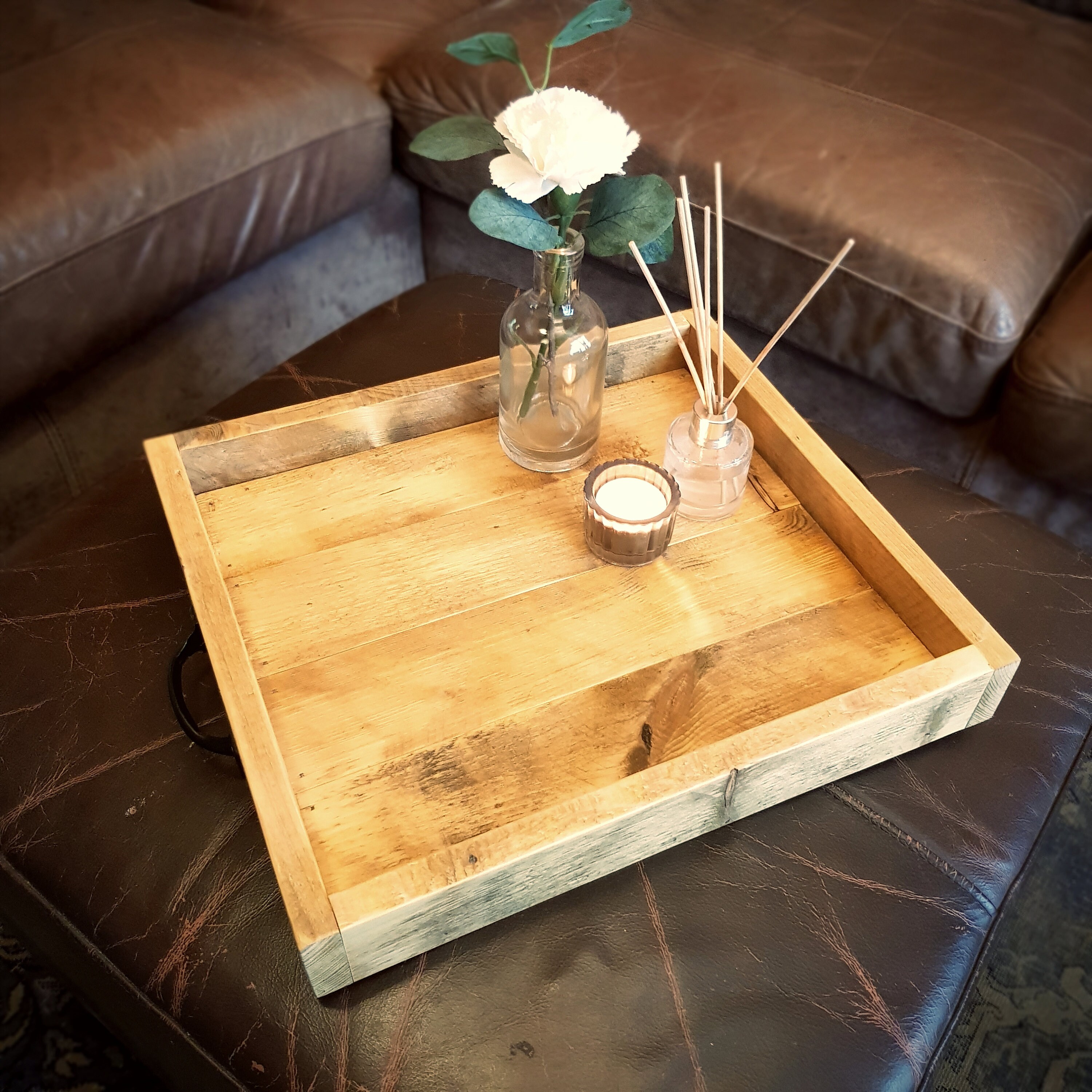 WOODEN LAP TRAY Serving Tray Ottoman Tray Wood Tray Etsy