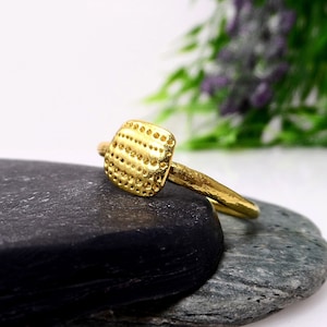 Dainty gold ring Minimalist stacking ring Stackable ring Minimal Simple ring Tiny gold ring Dainty Boho ring Delicate ring Gift for her