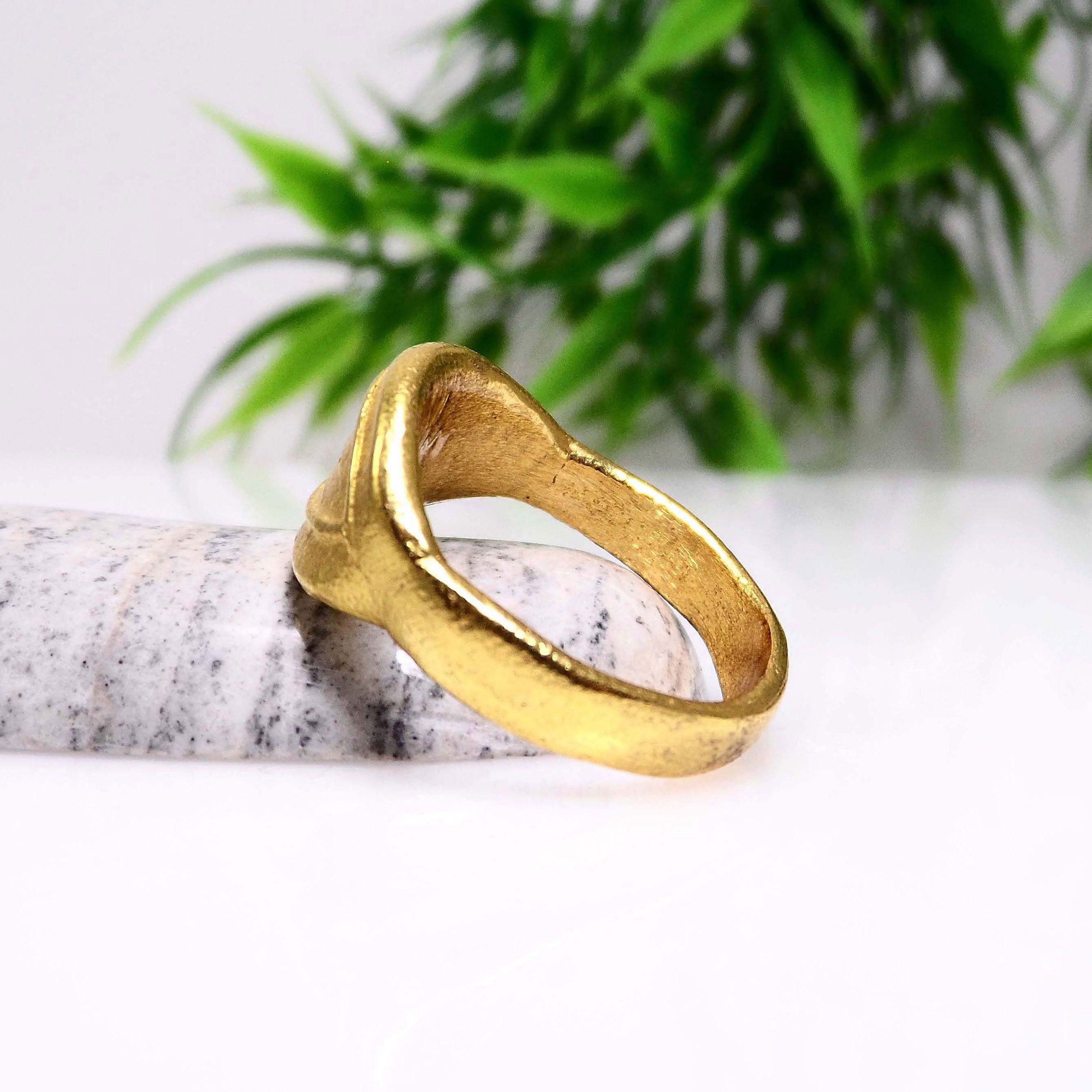Gold evil eye ring for women Dainty evil eye ring Evil eye | Etsy