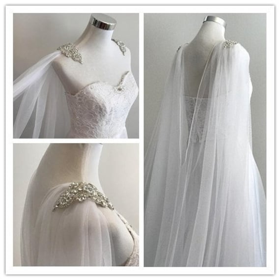 shoulder veil for wedding
