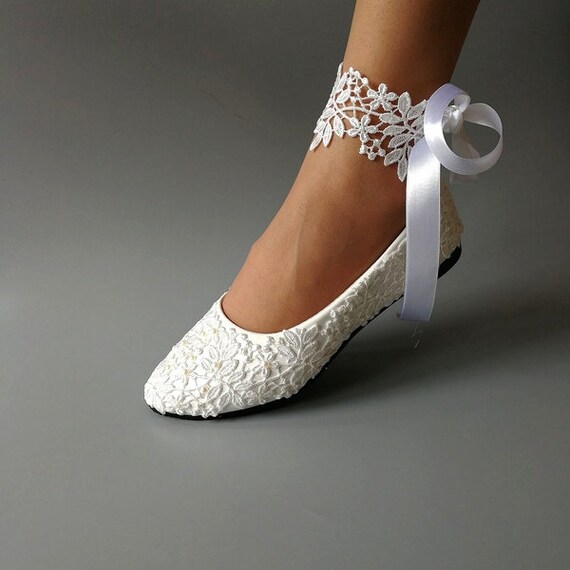ivory beaded wedding shoes
