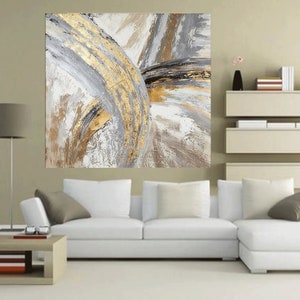 100 Cm X 200 Cm Original XXL Acrylic Painting Large Picture Canvas Canvas  Art Oversize Handpaint Acrylic Painting Canvas Abstract Abstract 15 