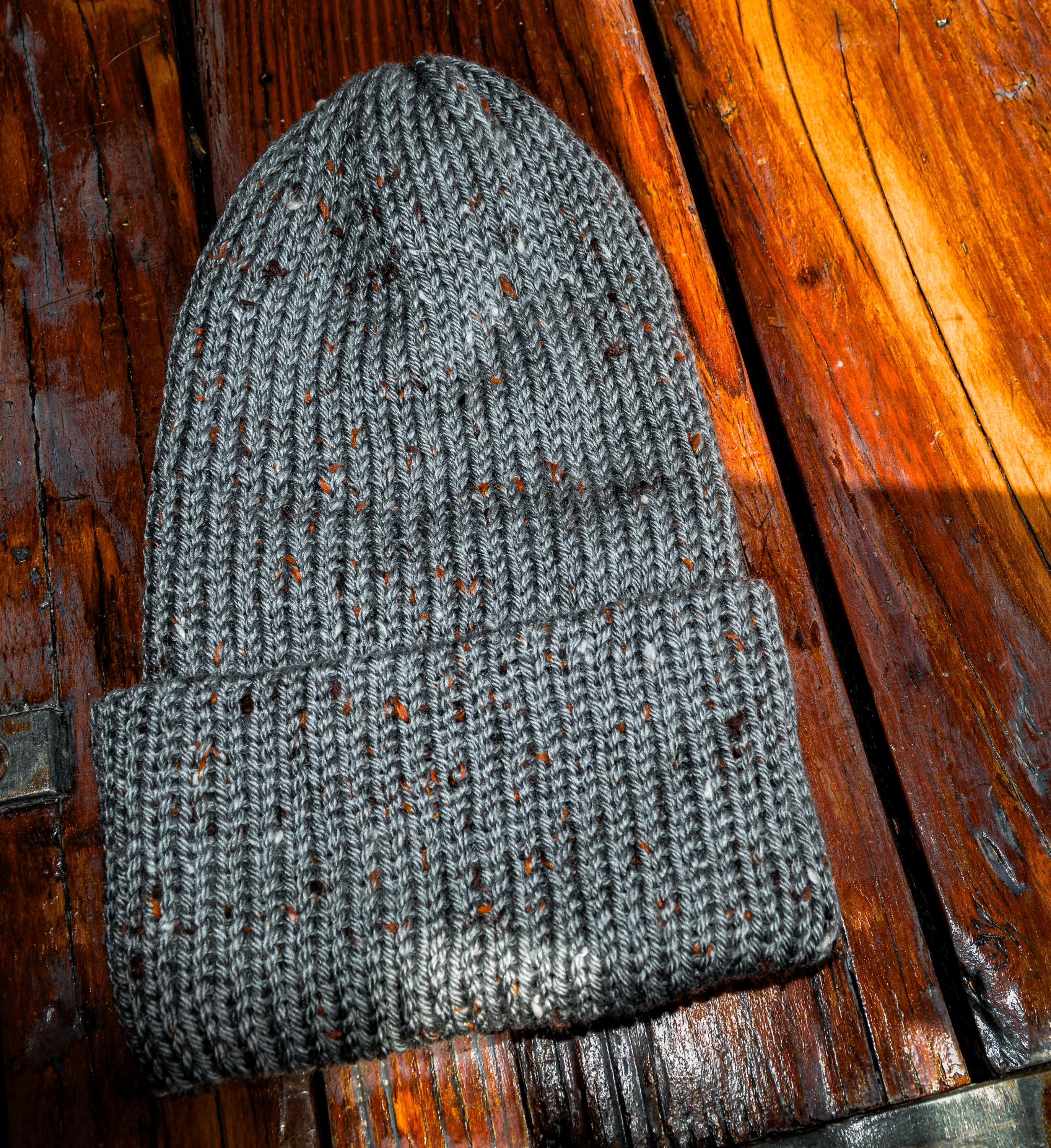 Cozy Gray Beanie Merino/cashmere beanie in grey — Y-0004 | YACAIA main image 2