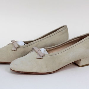 Beige suede ballerine flats Massimo Scolaro 36.5