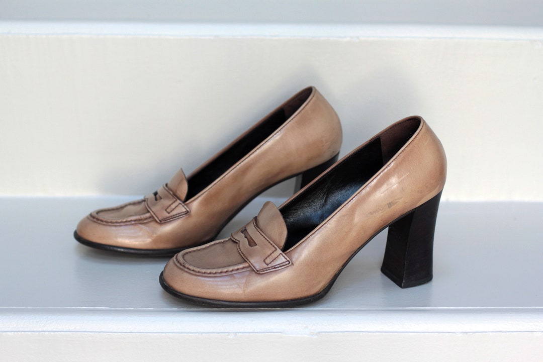 靴 Her lip to Medallion Heel Loafer 38 Her lip to MMedallion Heel Loafer black 38 Loafers
