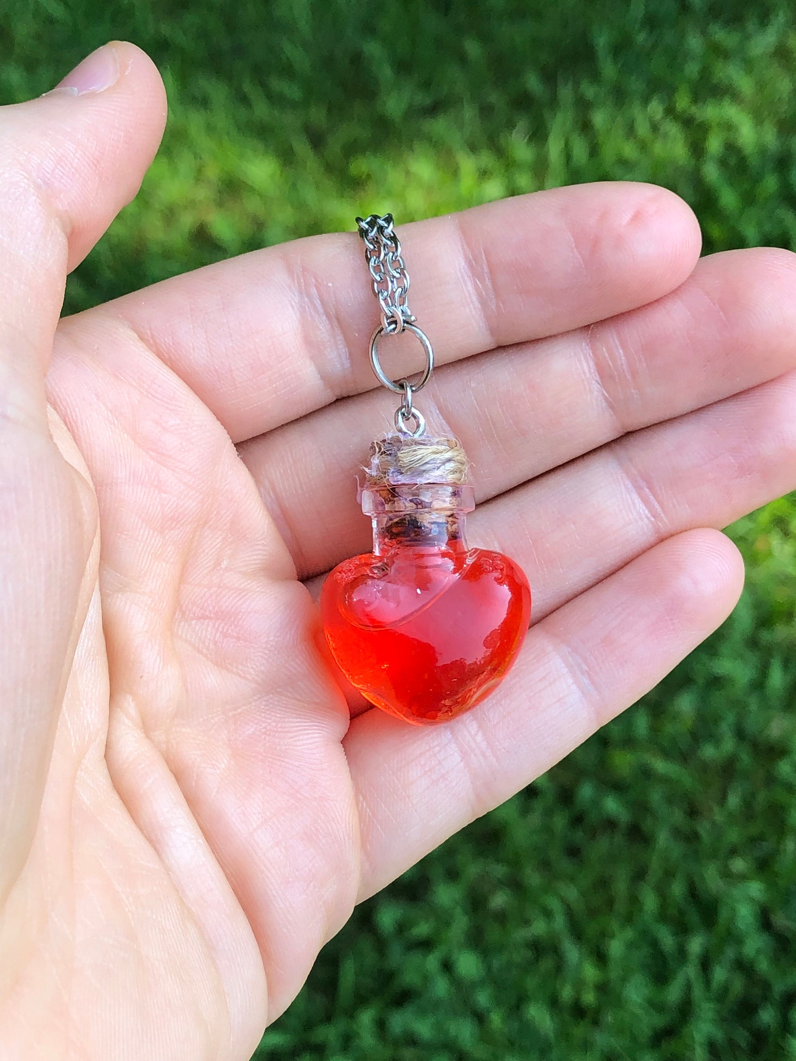 Love Potion Necklace Love Potions Wizard Love Potion Movie Etsy