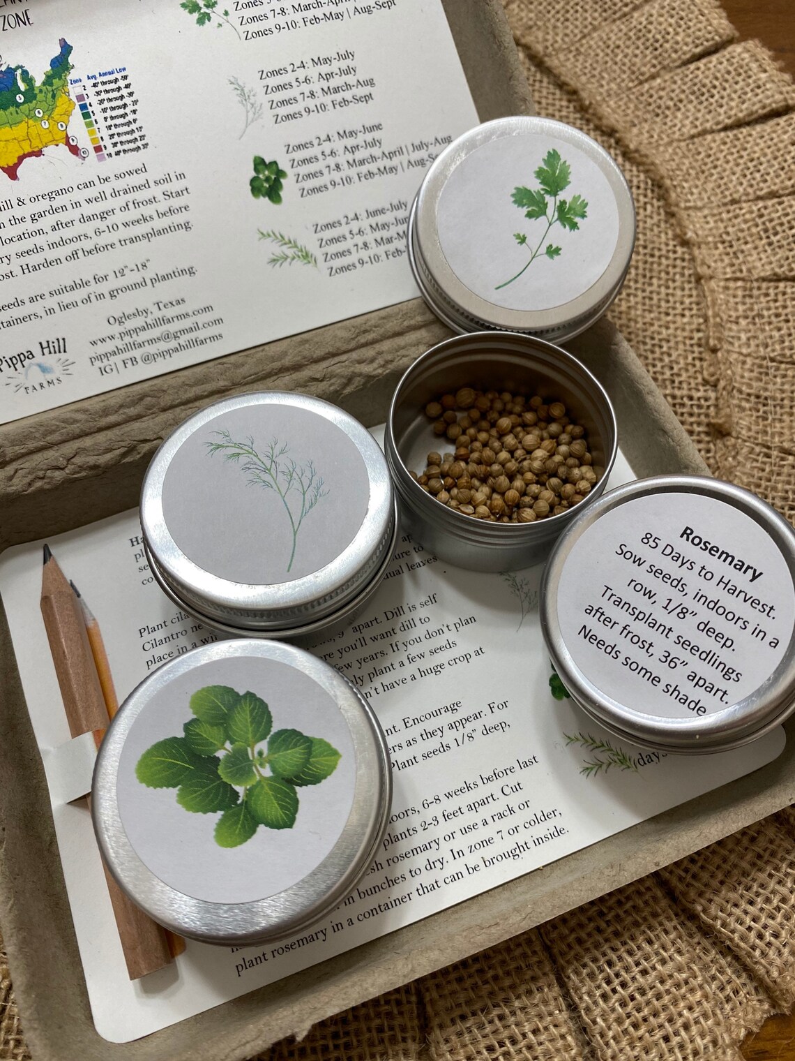 Cultivado su propio jardín de hierbas semillas de verduras | Etsy