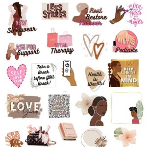 Black women self care digital planner black girl magic lovejenell Luxbook