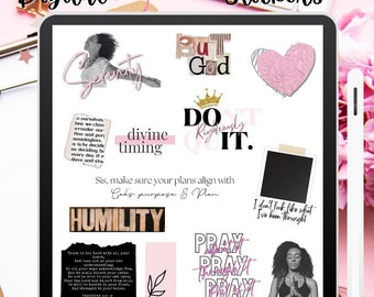 Faith digital Stickers, christian stickers, Bible verse planner stickers, Prayer Digital goodnotes stickers, bible journaling stickers